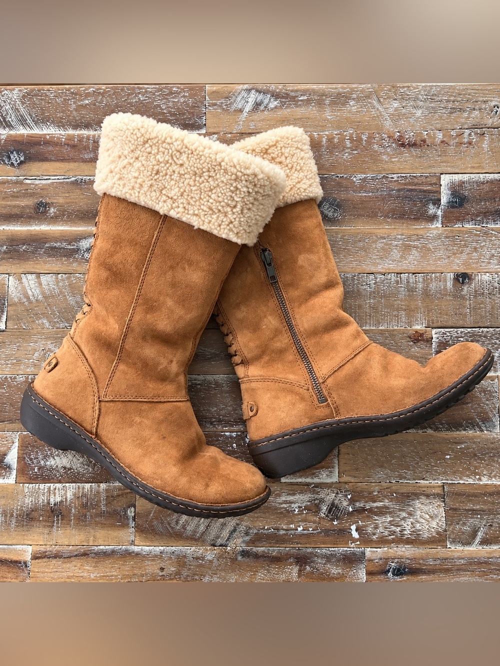 UGG Karyn Cuff Sheepskin Boots
